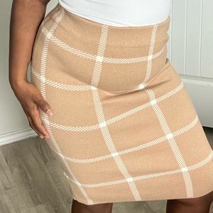 Ann Taylor Plaid Pencil Skirt